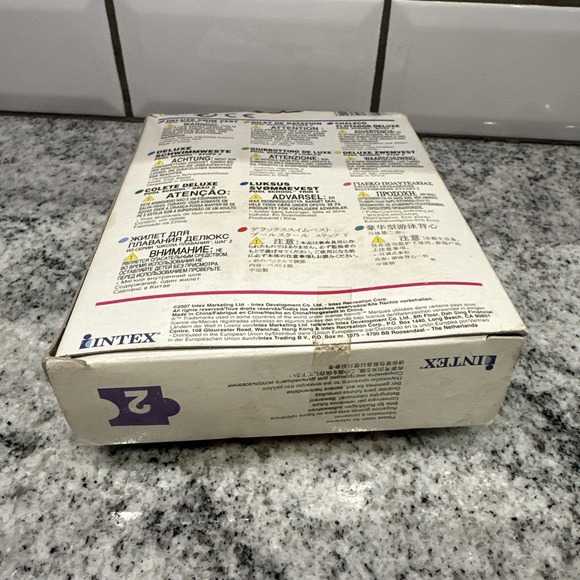 Intex Swim Vest Wet Set Ages 3-6 Inflatable Step 2 Pool School Kids Vintage 2000 - Picture 3 of 6